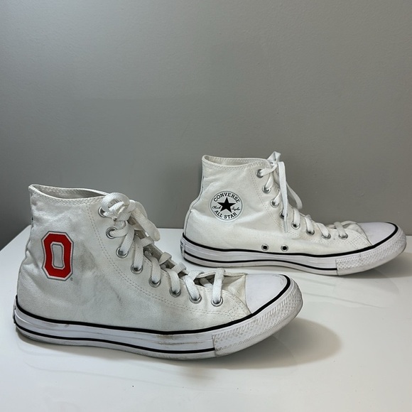 Converse Chuck Taylor All Star Ohio State High Top Sneakers Size 11.5 - Picture 2 of 16